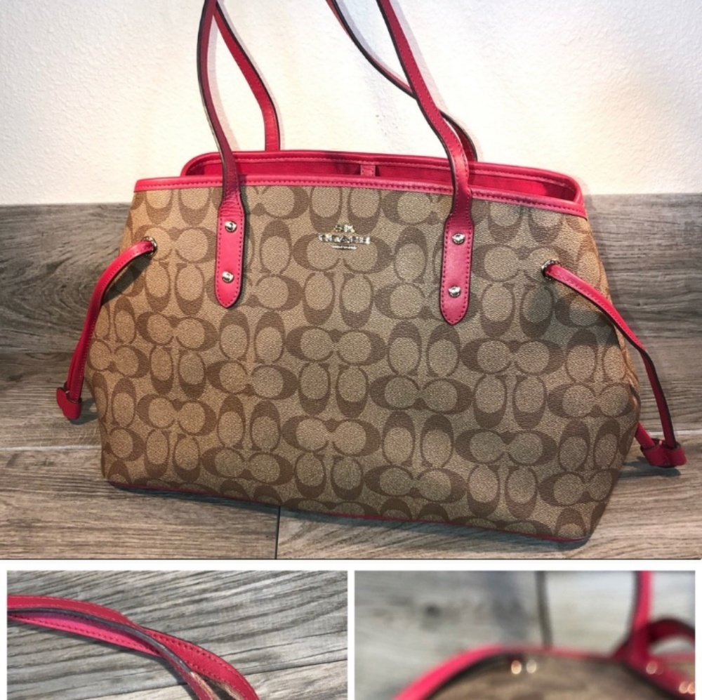 Coach drawstring shoulder bag